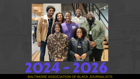 The E-Board for The Baltimore Association of Black Journalists